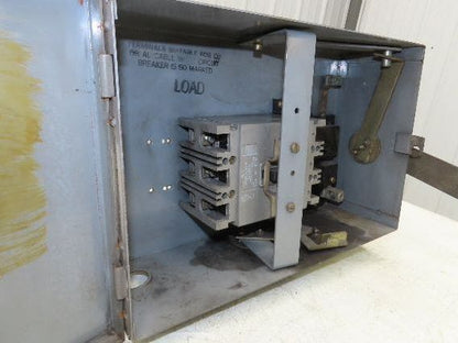 Westinghouse Busway Disconnect Switch Bus Plug 20A 600VAC 3PH 3W