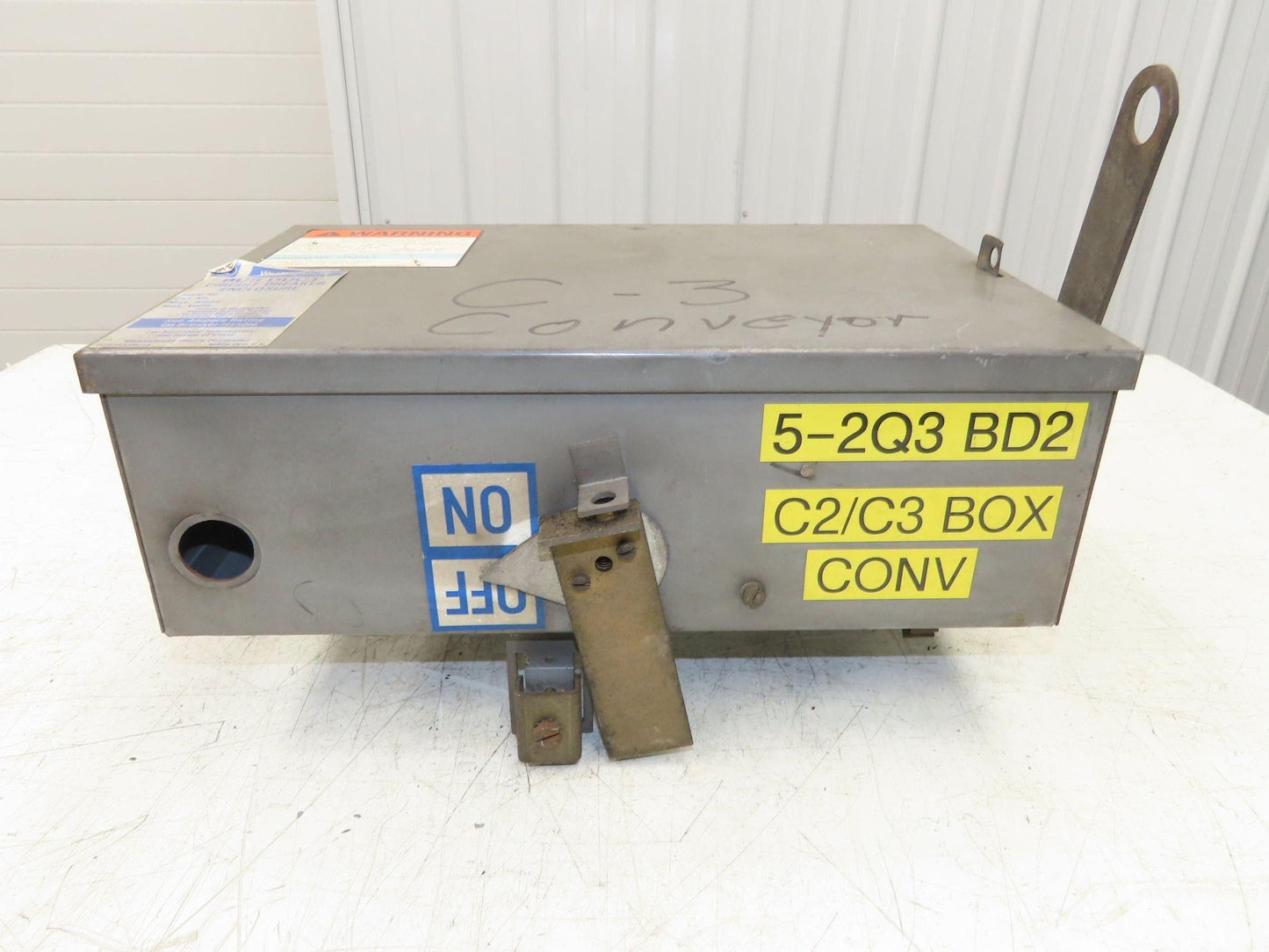 Westinghouse Busway Disconnect Switch Bus Plug 20A 600VAC 3PH 3W