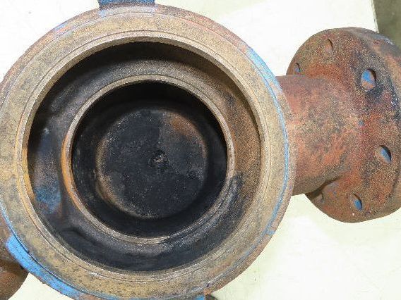 Hayward Model 72 Simplex 4" Inline Basket Strainer Cast Iron 200 PSI Flanged