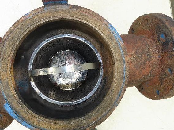 Hayward Model 72 Simplex 4" Inline Basket Strainer Cast Iron 200 PSI Flanged