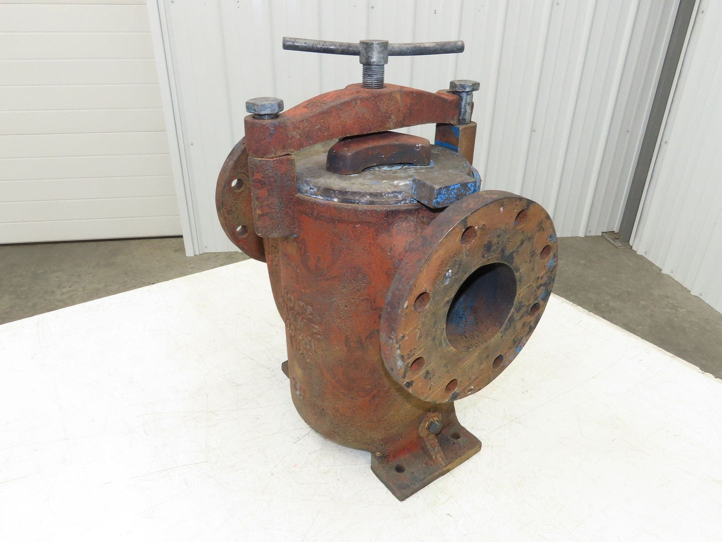 Hayward Model 72 Simplex 4" Inline Basket Strainer Cast Iron 200 PSI Flanged