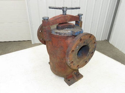 Hayward Model 72 Simplex 4" Inline Basket Strainer Cast Iron 200 PSI Flanged