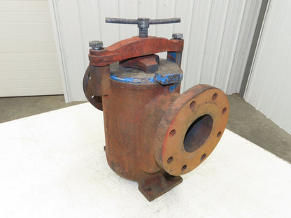 Hayward Model 72 Simplex 4" Inline Basket Strainer Cast Iron 200 PSI Flanged