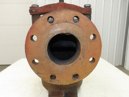 Hayward Model 72 Simplex 4" Inline Basket Strainer Cast Iron 200 PSI Flanged