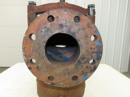 Hayward Model 72 Simplex 4" Inline Basket Strainer Cast Iron 200 PSI Flanged