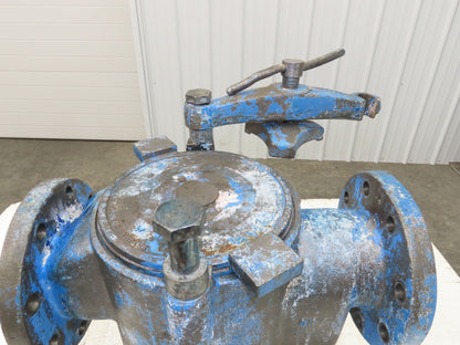 Hayward Model 72 Simplex 4" Inline Basket Strainer Cast Iron 200 PSI Flanged