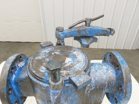 Hayward Model 72 Simplex 4" Inline Basket Strainer Cast Iron 200 PSI Flanged