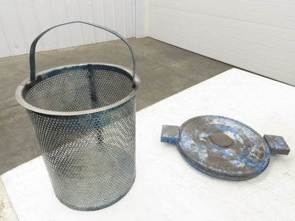 Hayward Model 72 Simplex 4" Inline Basket Strainer Cast Iron 200 PSI Flanged