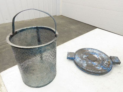 Hayward Model 72 Simplex 4" Inline Basket Strainer Cast Iron 200 PSI Flanged