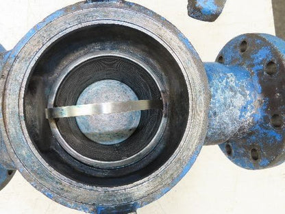 Hayward Model 72 Simplex 4" Inline Basket Strainer Cast Iron 200 PSI Flanged