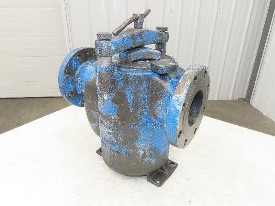 Hayward Model 72 Simplex 4" Inline Basket Strainer Cast Iron 200 PSI Flanged