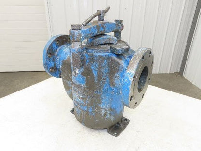 Hayward Model 72 Simplex 4" Inline Basket Strainer Cast Iron 200 PSI Flanged