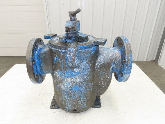 Hayward Model 72 Simplex 4" Inline Basket Strainer Cast Iron 200 PSI Flanged