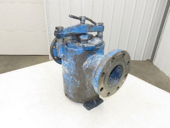 Hayward Model 72 Simplex 4" Inline Basket Strainer Cast Iron 200 PSI Flanged