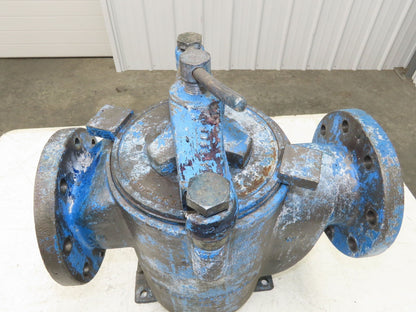 Hayward Model 72 Simplex 4" Inline Basket Strainer Cast Iron 200 PSI Flanged