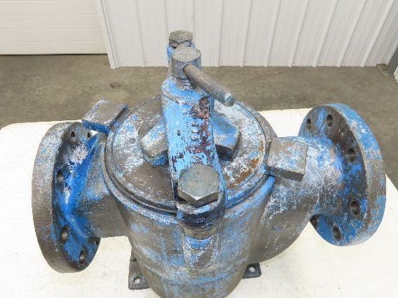 Hayward Model 72 Simplex 4" Inline Basket Strainer Cast Iron 200 PSI Flanged