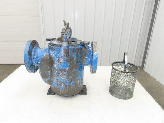 Hayward Model 72 Simplex 4" Inline Basket Strainer Cast Iron 200 PSI Flanged