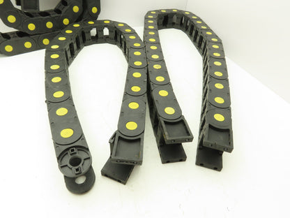 WYTL H35 Flexible Energy Chain Cable Carrier 50mm x 35mm Lot of 3  17'OAL