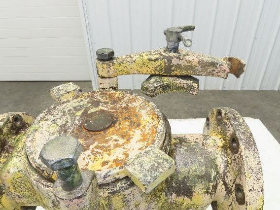 Hayward Model 72 Simplex 4" Inline Basket Strainer Cast Iron 200 PSI Flanged