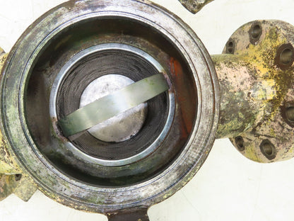 Hayward Model 72 Simplex 4" Inline Basket Strainer Cast Iron 200 PSI Flanged