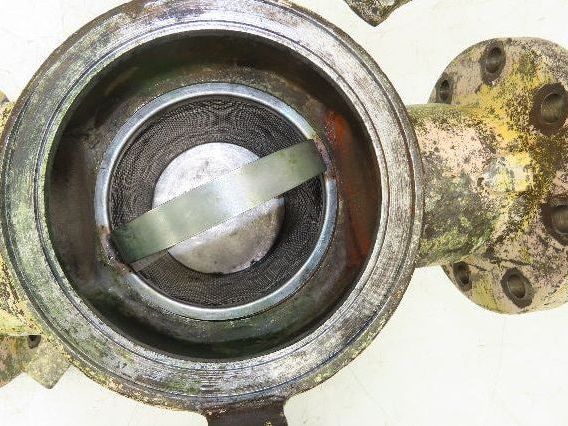 Hayward Model 72 Simplex 4" Inline Basket Strainer Cast Iron 200 PSI Flanged