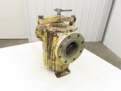 Hayward Model 72 Simplex 4" Inline Basket Strainer Cast Iron 200 PSI Flanged