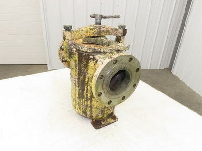 Hayward Model 72 Simplex 4" Inline Basket Strainer Cast Iron 200 PSI Flanged