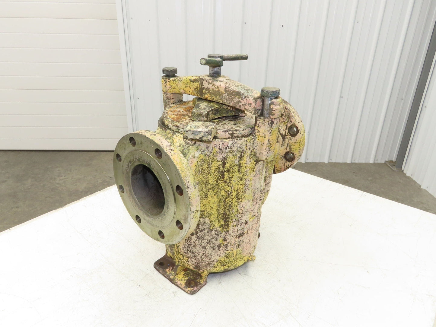 Hayward Model 72 Simplex 4" Inline Basket Strainer Cast Iron 200 PSI Flanged