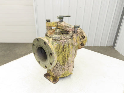 Hayward Model 72 Simplex 4" Inline Basket Strainer Cast Iron 200 PSI Flanged