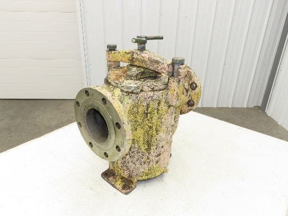 Hayward Model 72 Simplex 4" Inline Basket Strainer Cast Iron 200 PSI Flanged