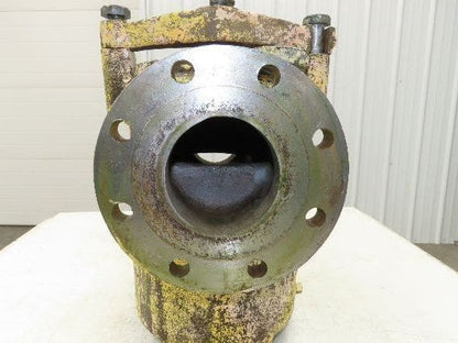 Hayward Model 72 Simplex 4" Inline Basket Strainer Cast Iron 200 PSI Flanged