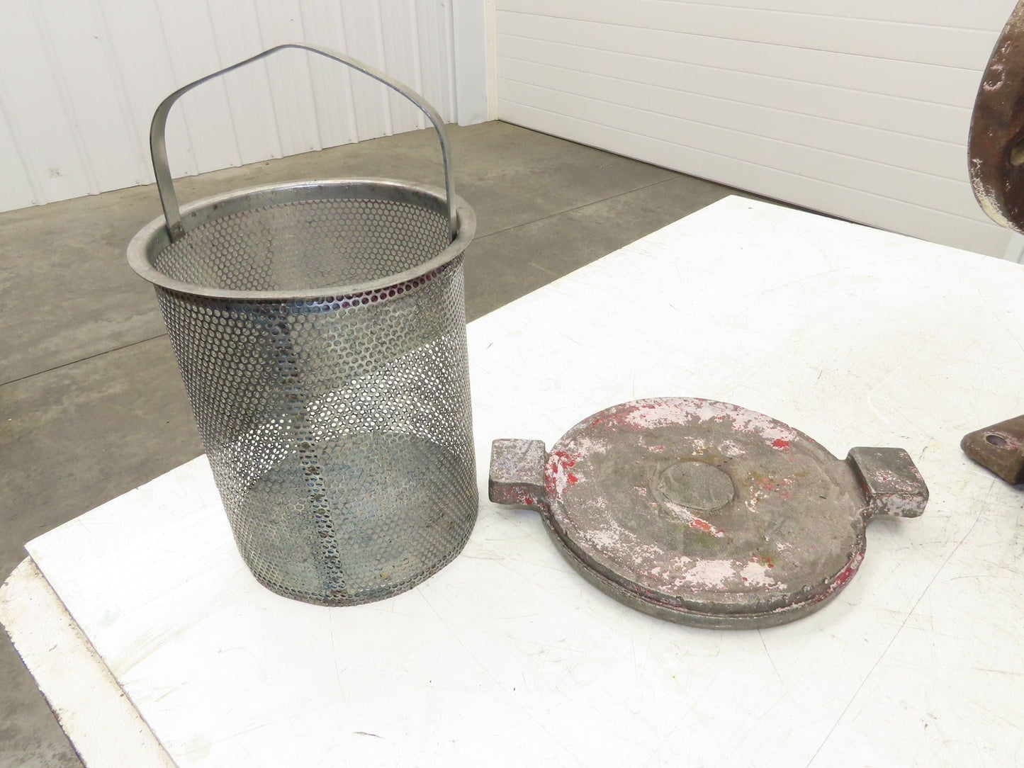 Hayward Model 72 Simplex 4" Inline Basket Strainer Cast Iron 200 PSI Flanged