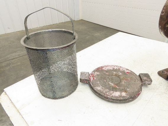 Hayward Model 72 Simplex 4" Inline Basket Strainer Cast Iron 200 PSI Flanged