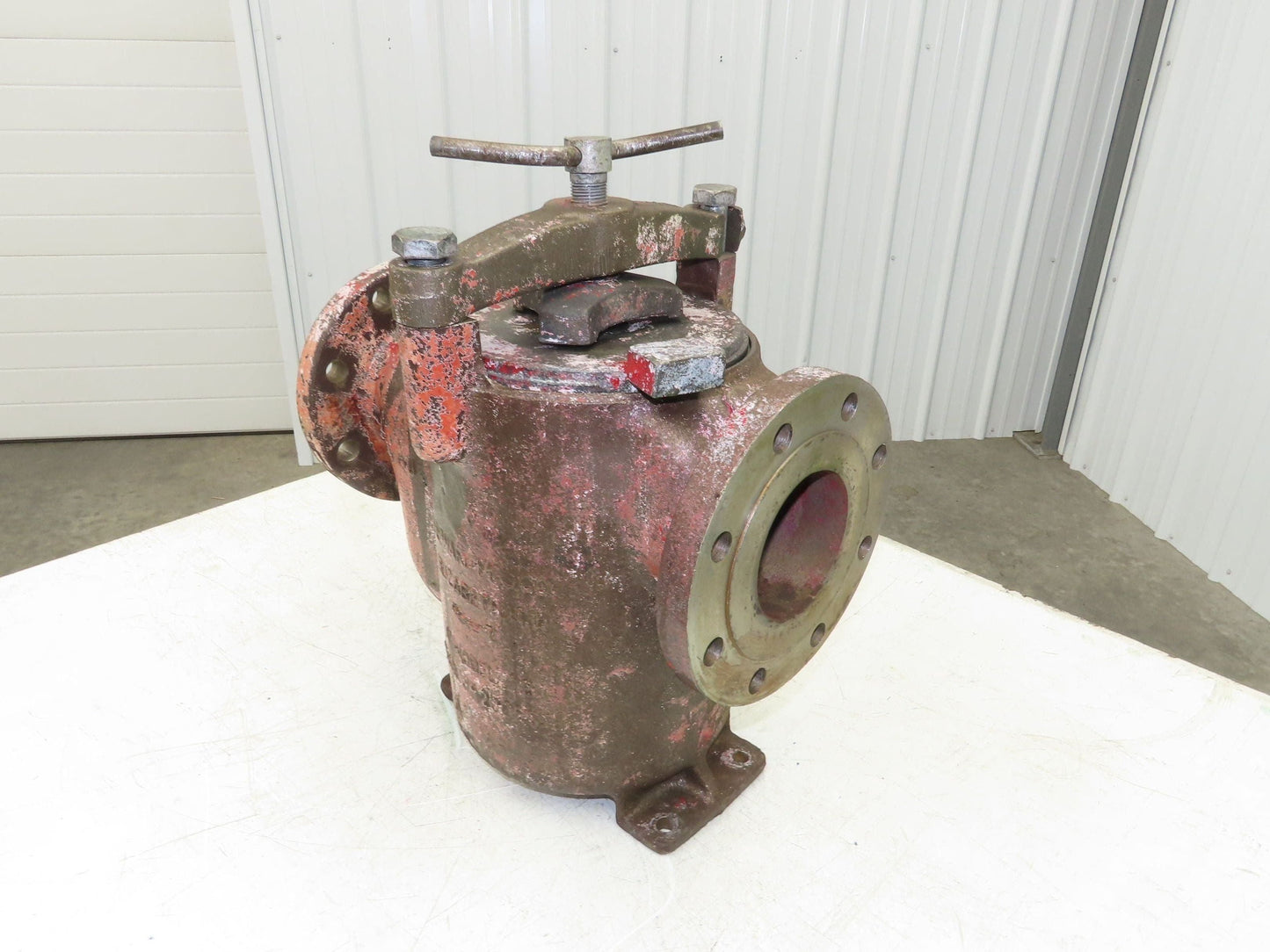 Hayward Model 72 Simplex 4" Inline Basket Strainer Cast Iron 200 PSI Flanged