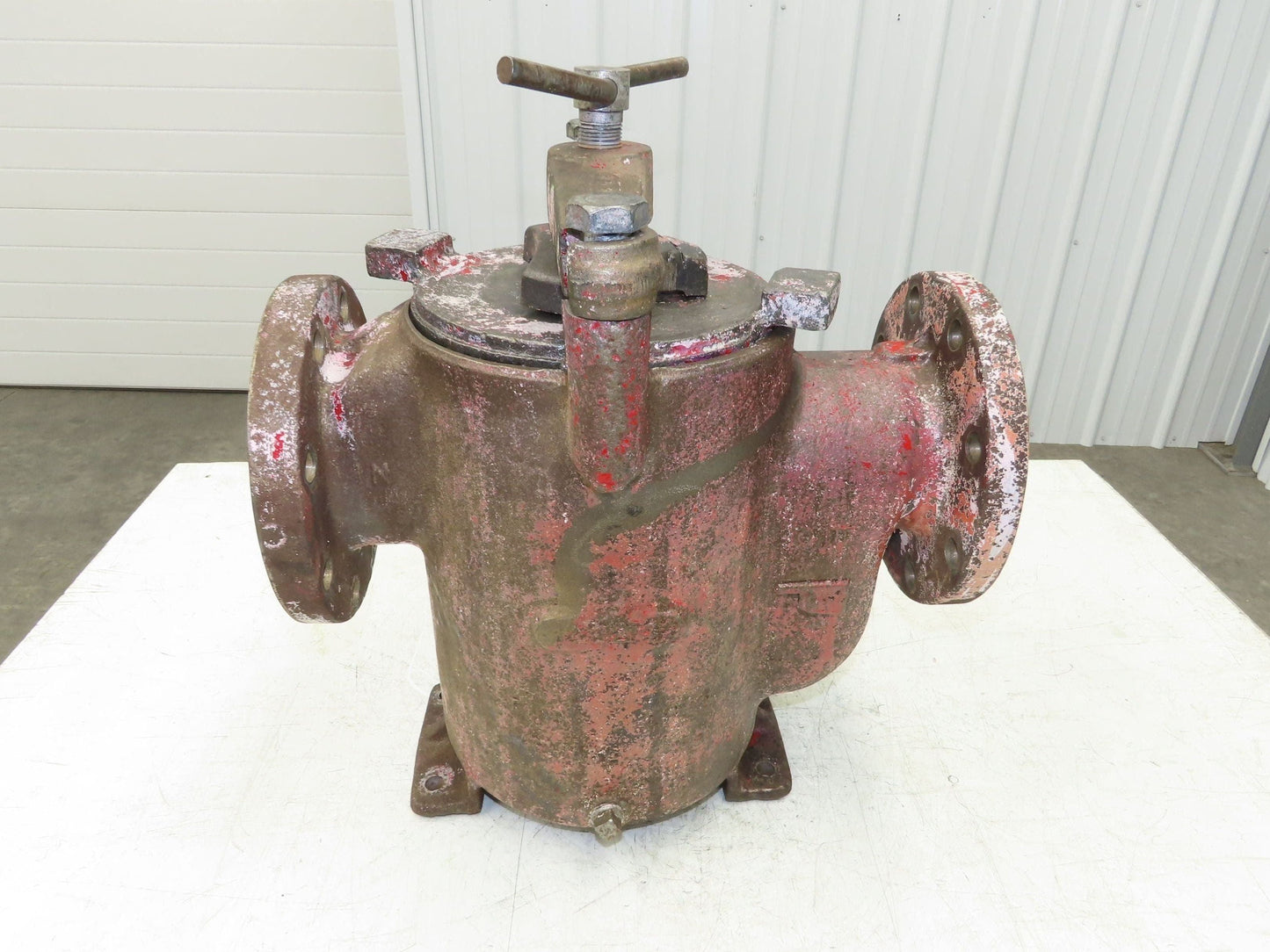 Hayward Model 72 Simplex 4" Inline Basket Strainer Cast Iron 200 PSI Flanged