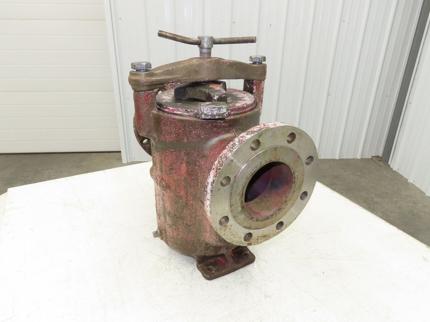 Hayward Model 72 Simplex 4" Inline Basket Strainer Cast Iron 200 PSI Flanged