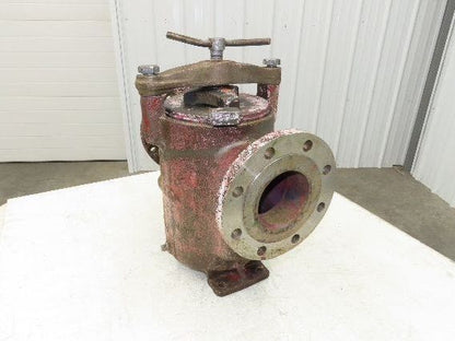 Hayward Model 72 Simplex 4" Inline Basket Strainer Cast Iron 200 PSI Flanged