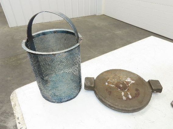 Hayward Model 72 Simplex 4" Inline Basket Strainer Cast Iron 200 PSI Flanged