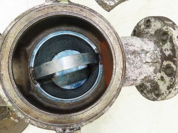 Hayward Model 72 Simplex 4" Inline Basket Strainer Cast Iron 200 PSI Flanged