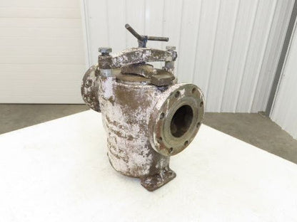 Hayward Model 72 Simplex 4" Inline Basket Strainer Cast Iron 200 PSI Flanged