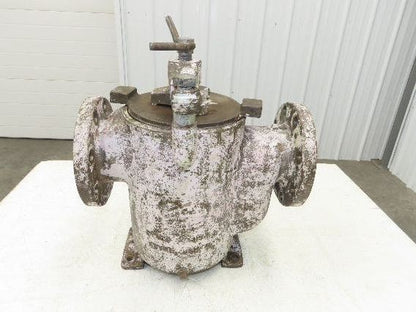 Hayward Model 72 Simplex 4" Inline Basket Strainer Cast Iron 200 PSI Flanged