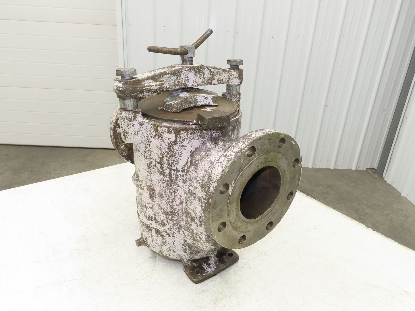 Hayward Model 72 Simplex 4" Inline Basket Strainer Cast Iron 200 PSI Flanged