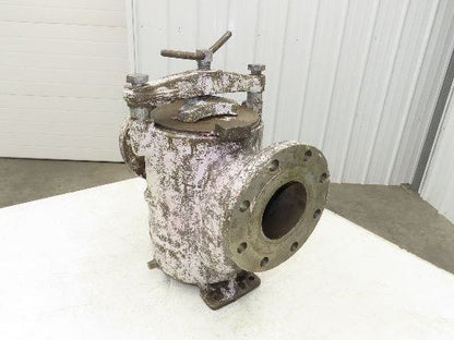 Hayward Model 72 Simplex 4" Inline Basket Strainer Cast Iron 200 PSI Flanged