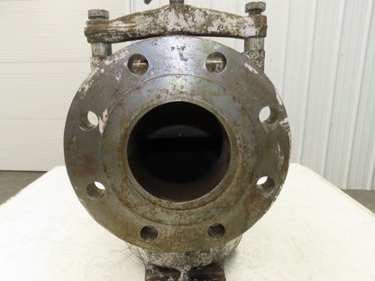 Hayward Model 72 Simplex 4" Inline Basket Strainer Cast Iron 200 PSI Flanged