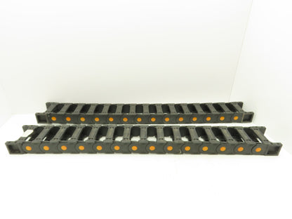 Flexible Energy Chain Cable Carrier 100mm x 35mm 38" Lot of 2