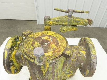 Hayward Model 72 Simplex 4" Inline Basket Strainer Cast Iron 200 PSI Flanged