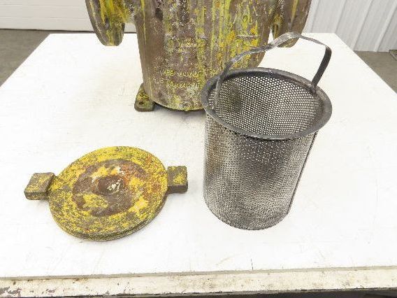 Hayward Model 72 Simplex 4" Inline Basket Strainer Cast Iron 200 PSI Flanged
