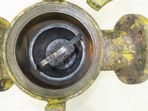 Hayward Model 72 Simplex 4" Inline Basket Strainer Cast Iron 200 PSI Flanged