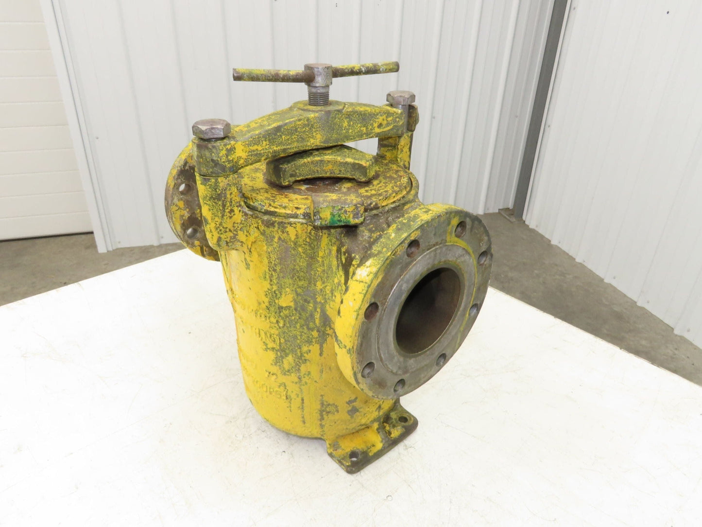 Hayward Model 72 Simplex 4" Inline Basket Strainer Cast Iron 200 PSI Flanged