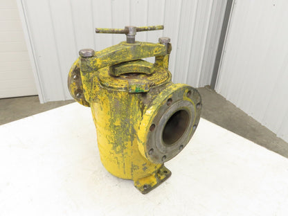 Hayward Model 72 Simplex 4" Inline Basket Strainer Cast Iron 200 PSI Flanged